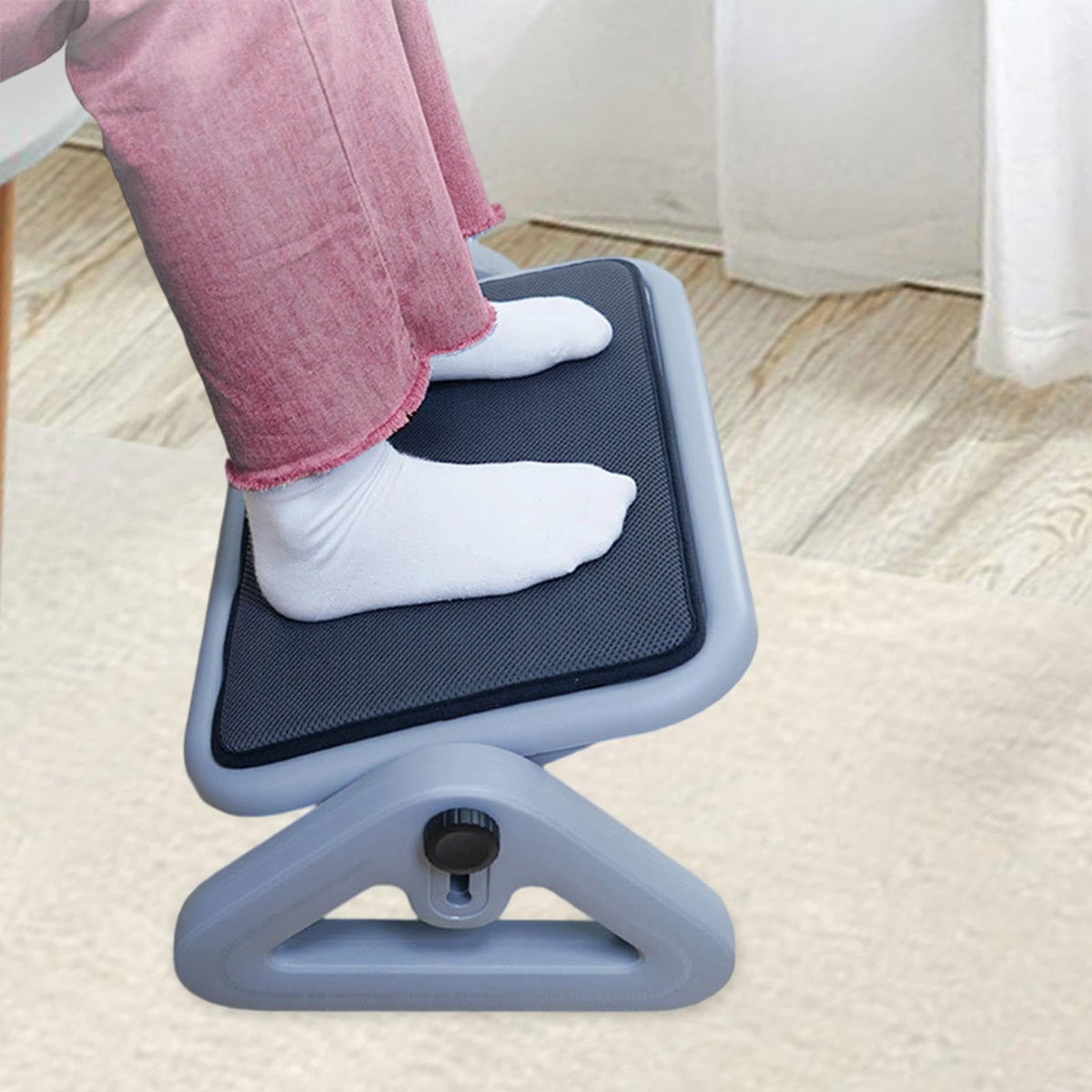 Six-Position Adjustable Office Footrest