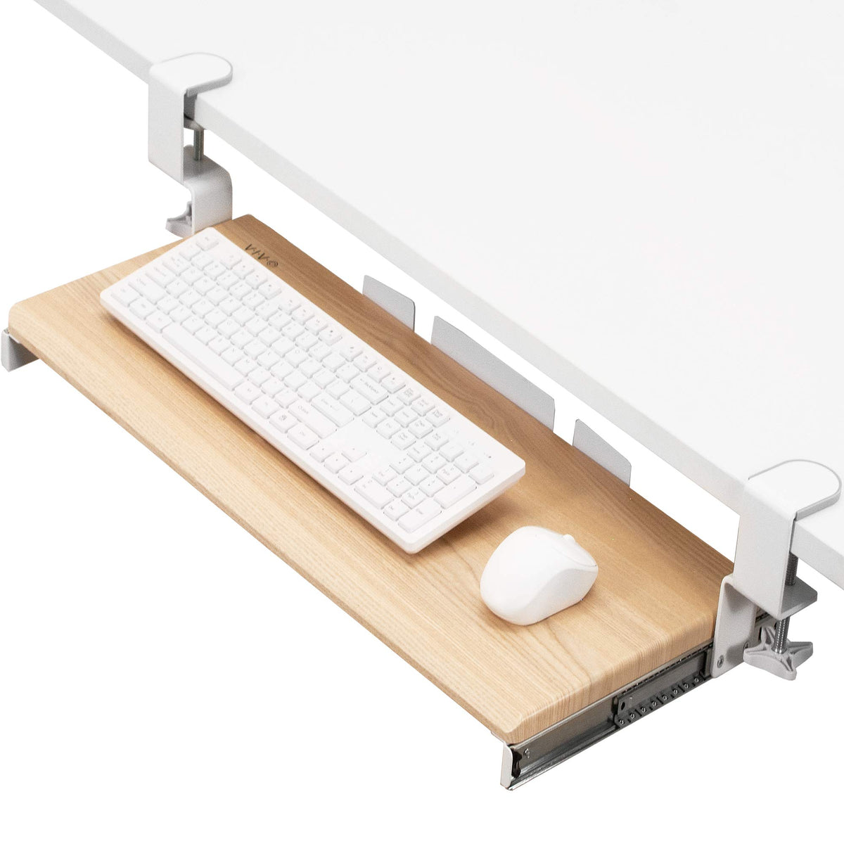 Extra-Long Clamp-On Keyboard Tray