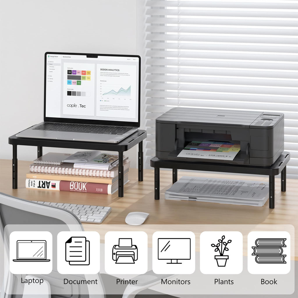 Height-Adjustable Monitor Riser