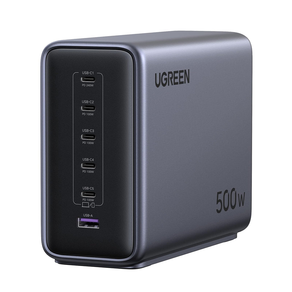 500W Six-Port GaN Charging Station