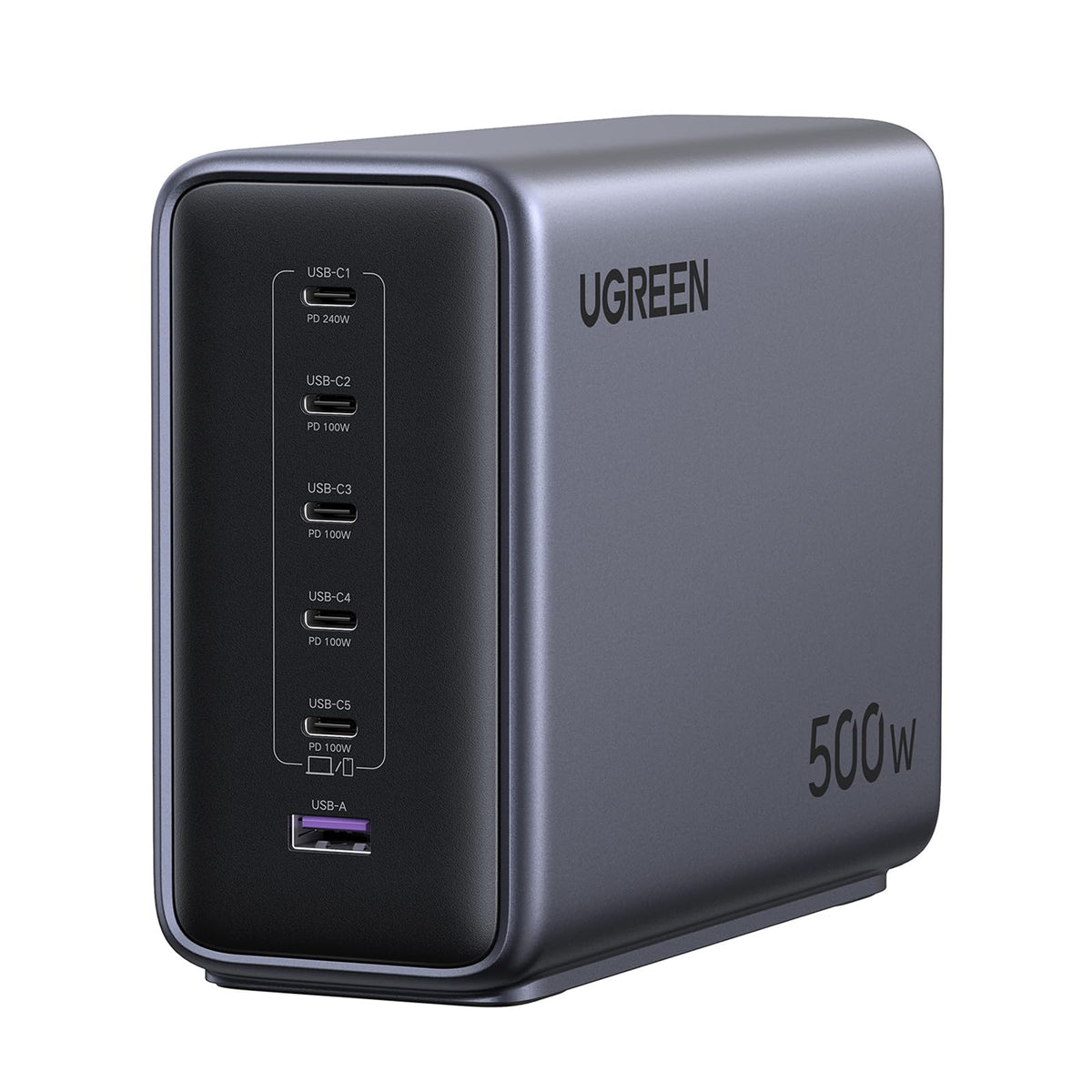 500W Six-Port GaN Charging Station