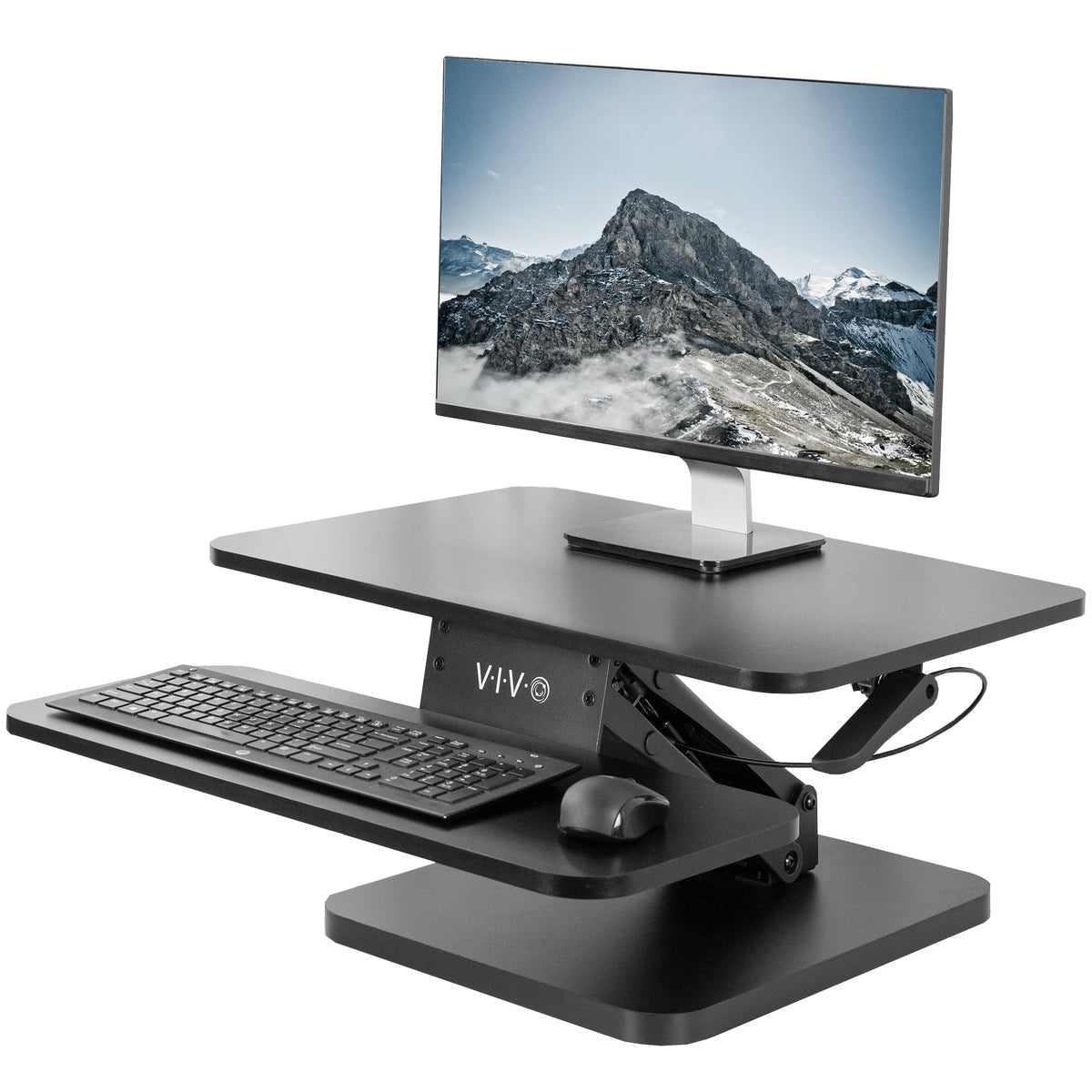 25-Inch Gas-Spring Standing Desk Converter