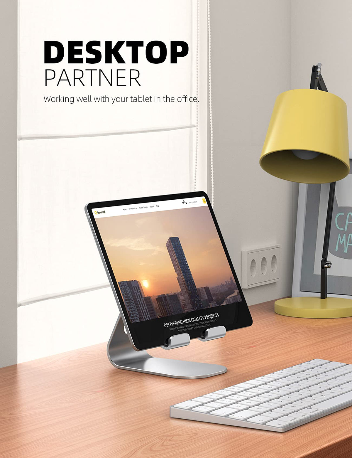 360° Foldable Tablet Desk Stand