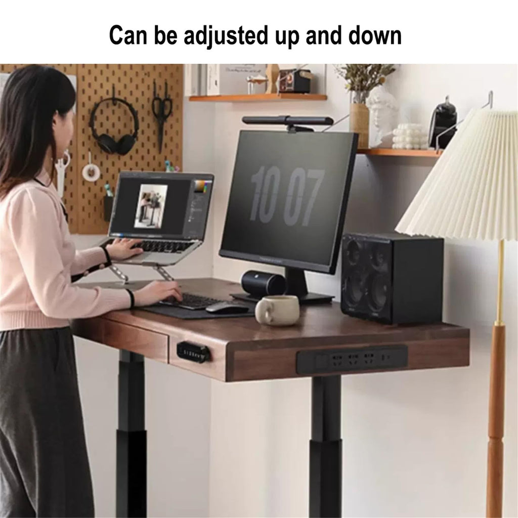 Single-Motor Electric Standing Desk with Drawer