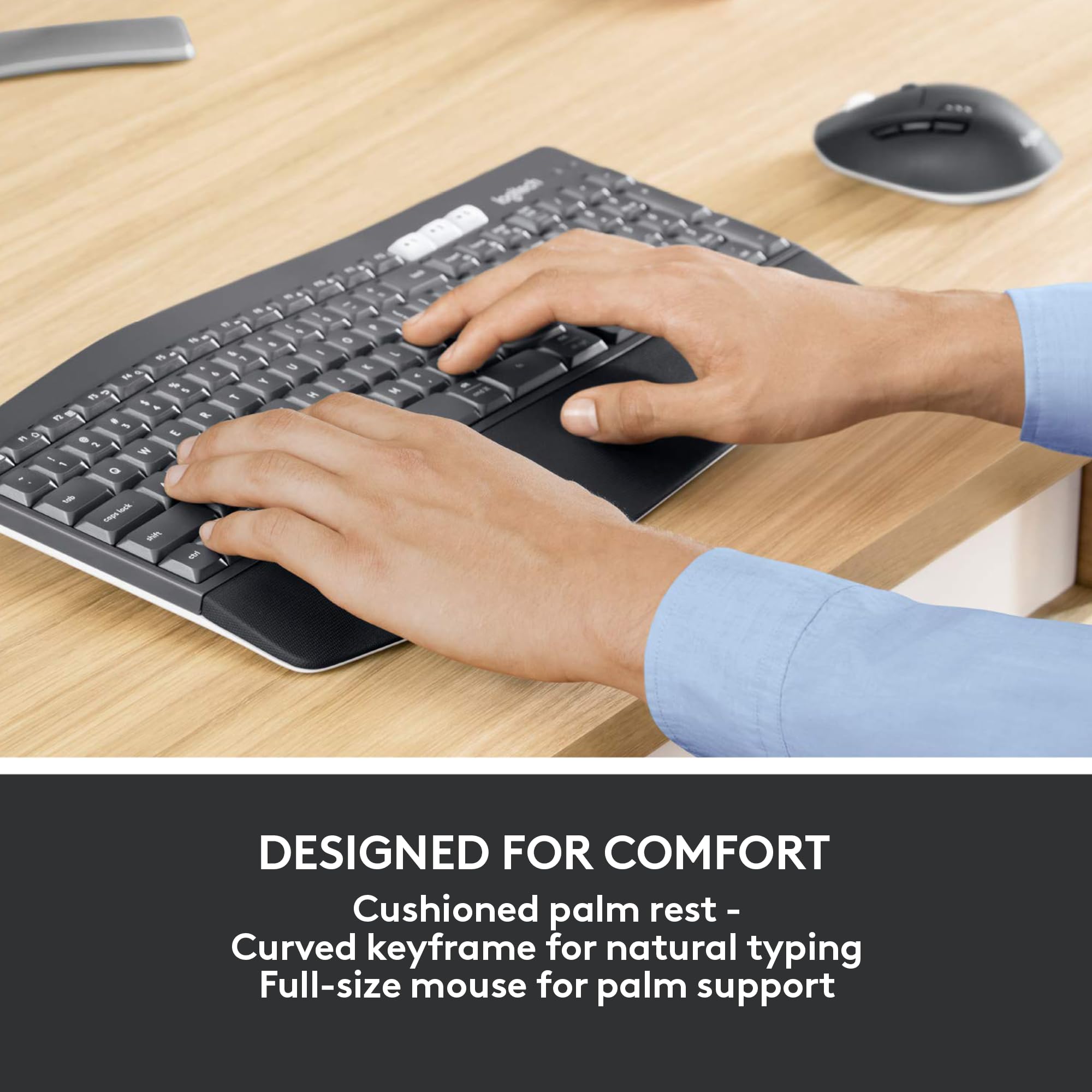 Multi-Device Wireless Keyboard and Mouse Pack
