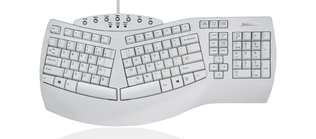 Wired Split Ergonomic Keyboard with Wrist Rest