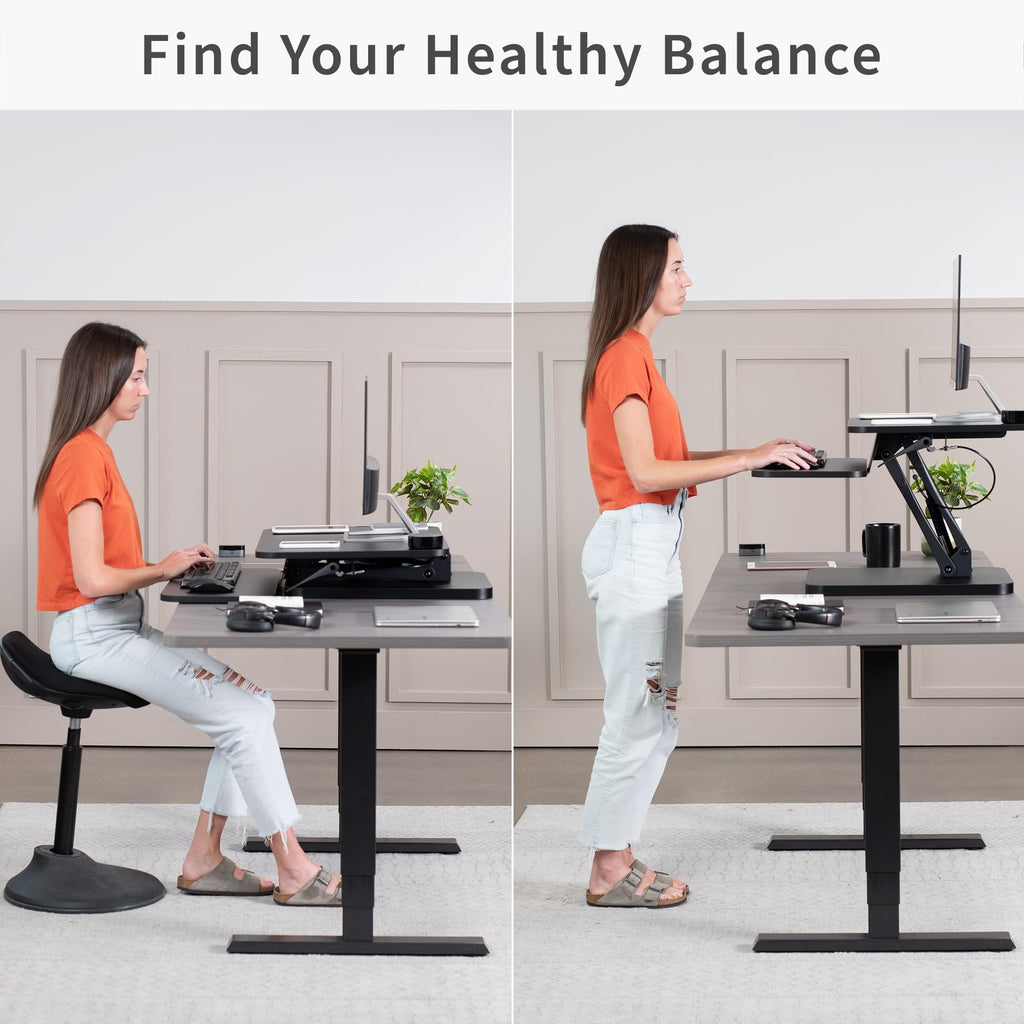 25-Inch Gas-Spring Standing Desk Converter