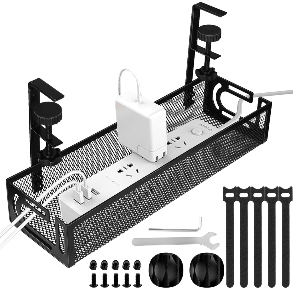 25-Inch Clamp-On Cable Management Tray