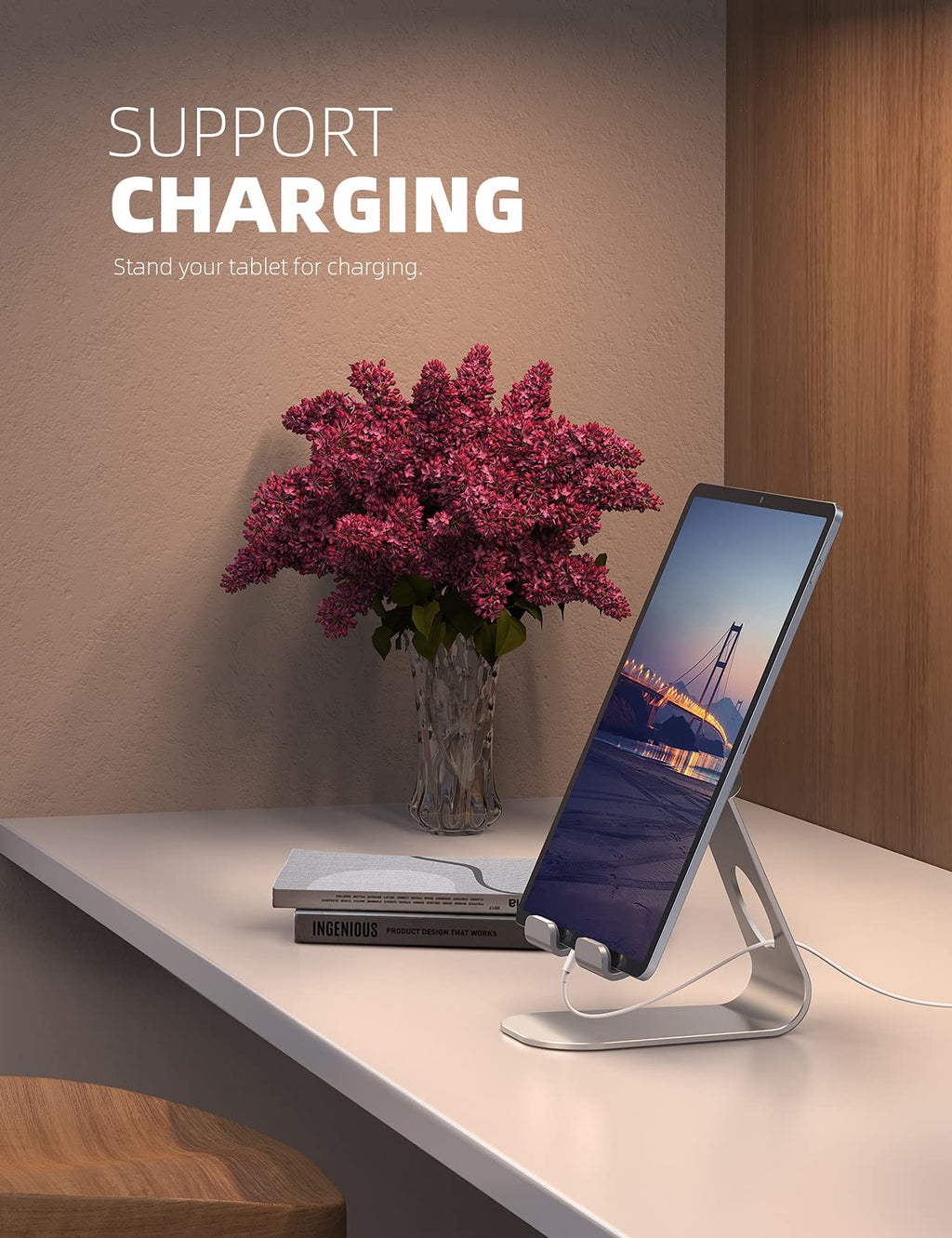 360° Foldable Tablet Desk Stand