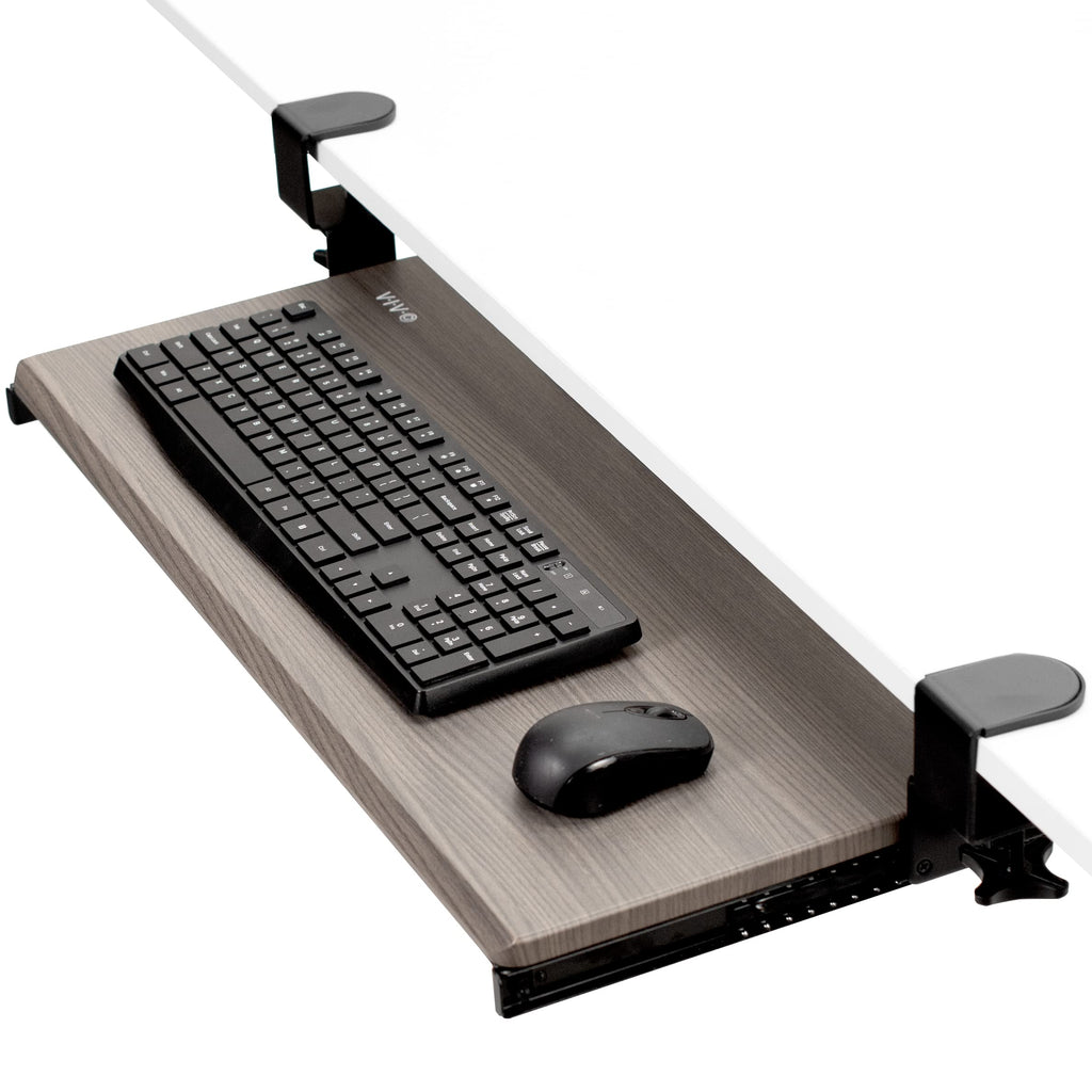 Extra-Long Clamp-On Keyboard Tray