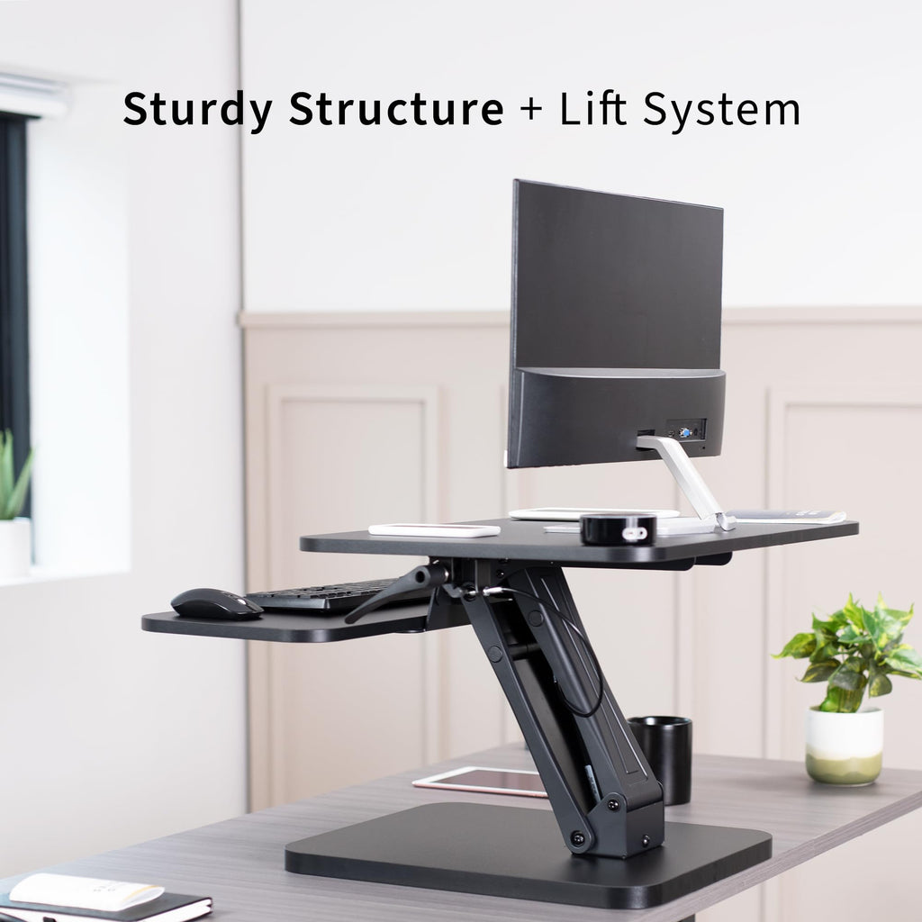 25-Inch Gas-Spring Standing Desk Converter