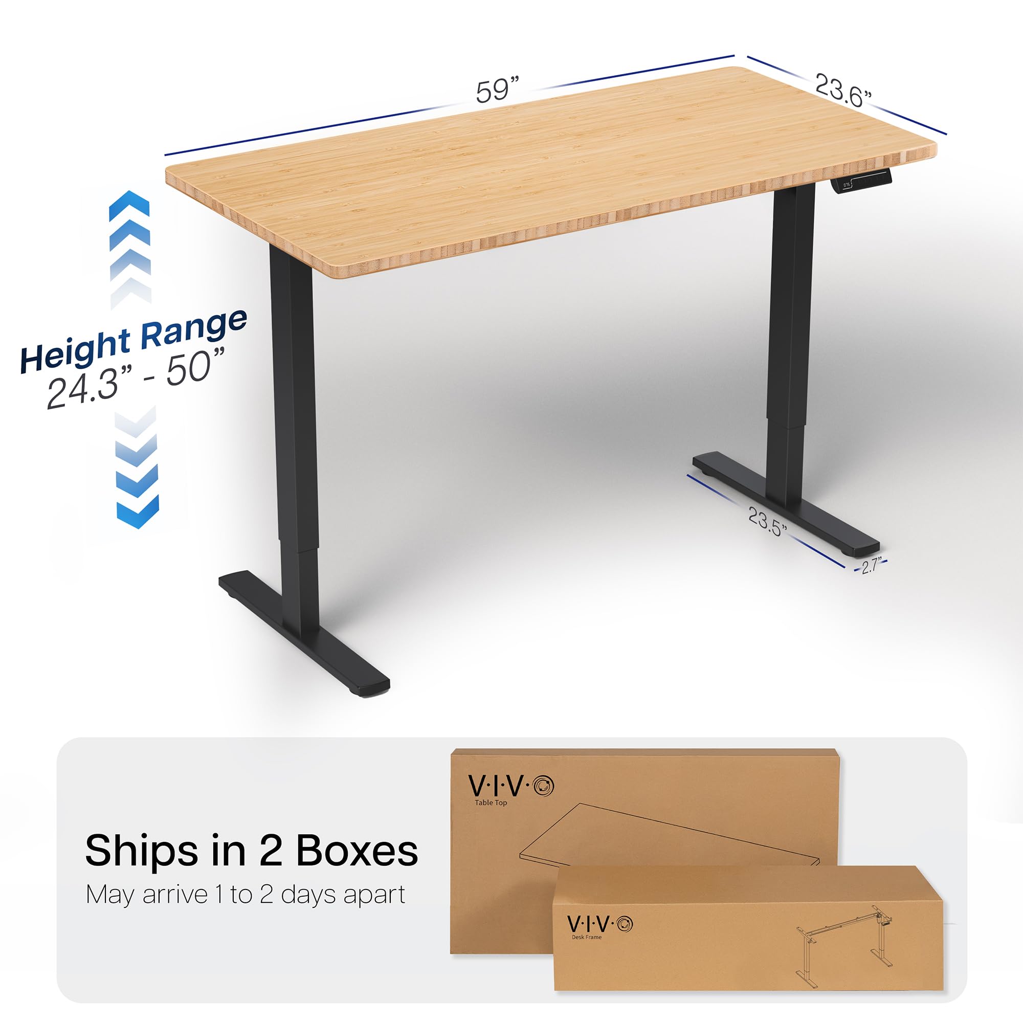 71-Inch Dual-Motor Electric Standing Desk