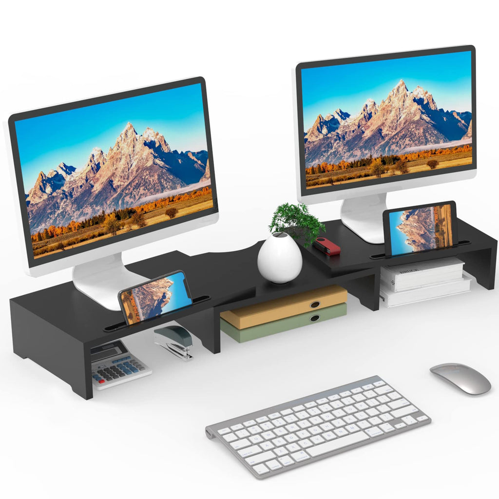 Height-Adjustable Monitor Riser