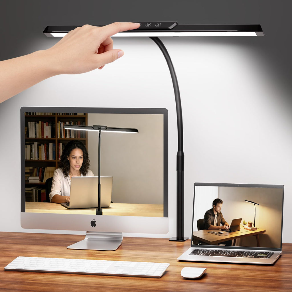 Clamp-On LED Desk Lamp