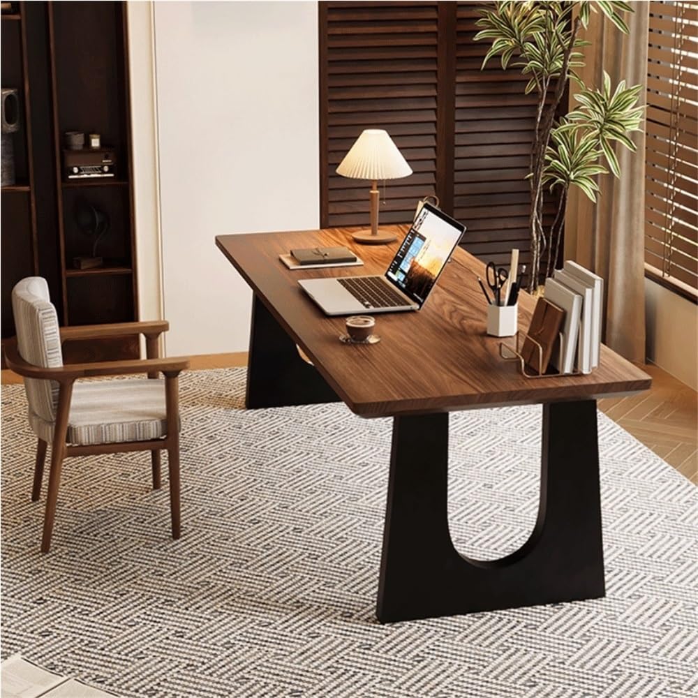 Modern Office Desk with Carbon Steel Legs