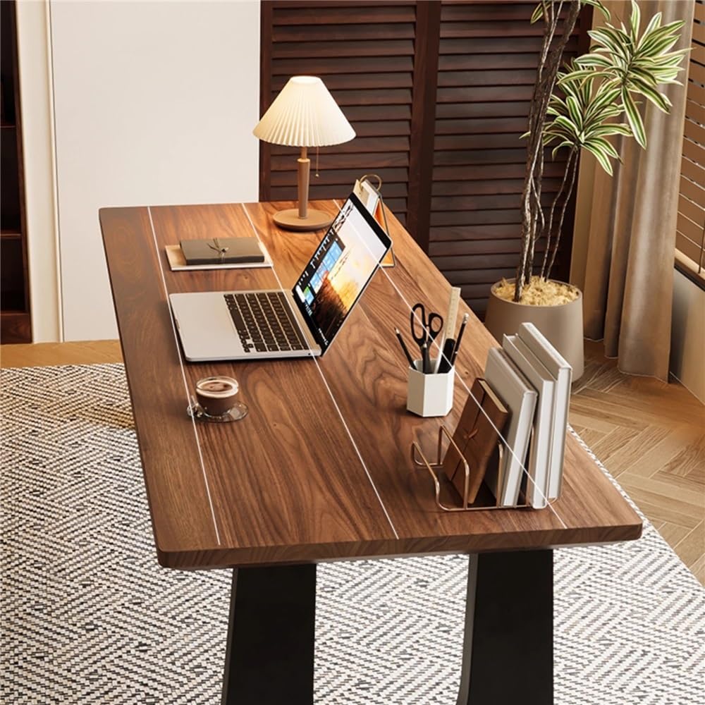 Modern Office Desk with Carbon Steel Legs