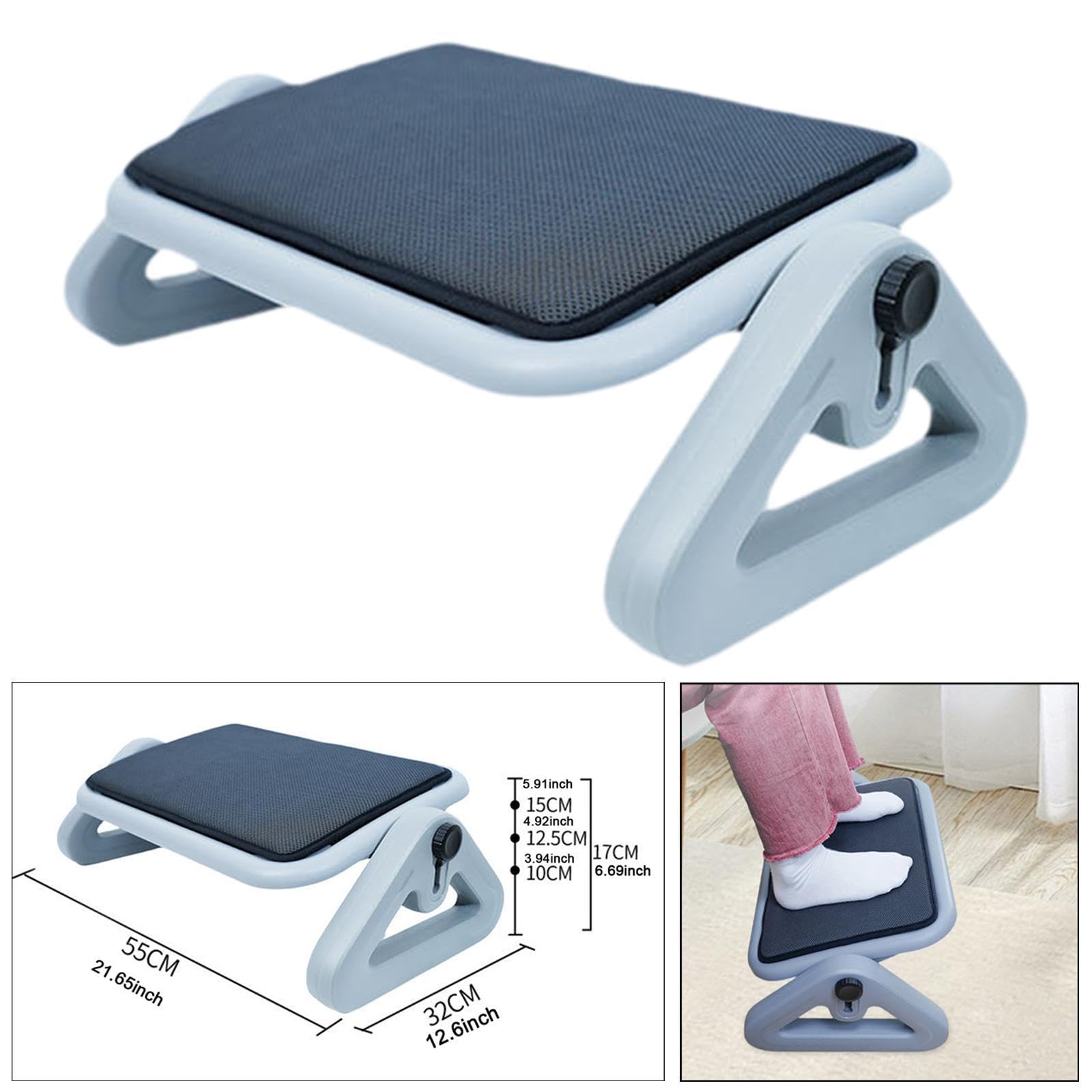 Six-Position Adjustable Office Footrest