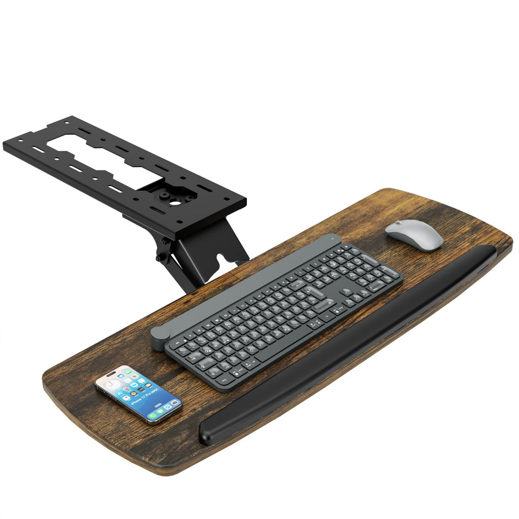 27-Inch Clamp-On Under-Desk Keyboard Tray