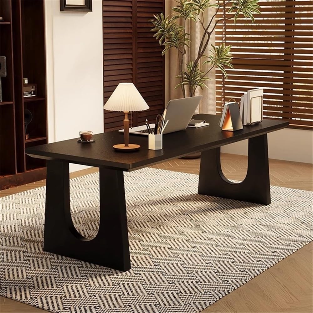 Modern Office Desk with Carbon Steel Legs
