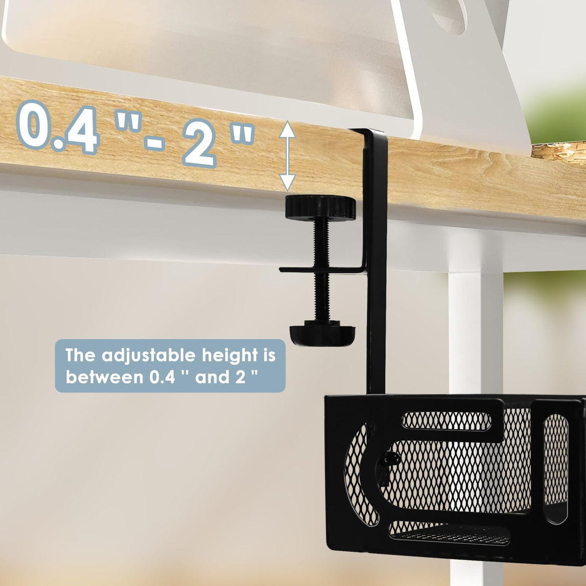 25-Inch Clamp-On Cable Management Tray