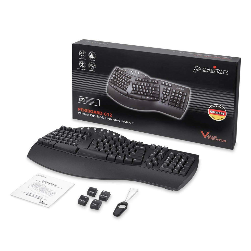 Wired Split Ergonomic Keyboard with Wrist Rest