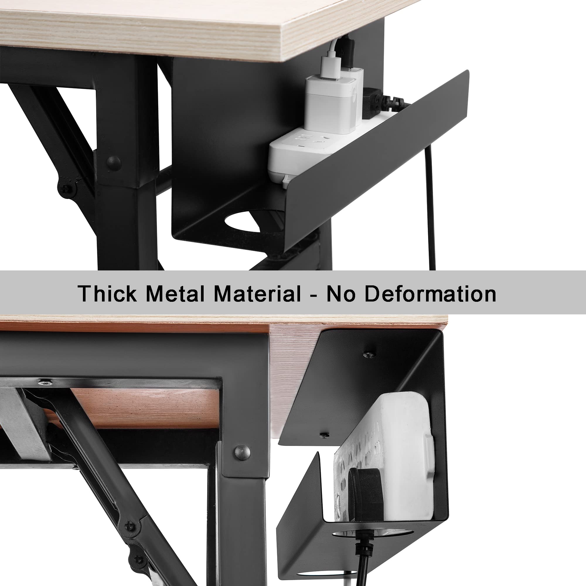 Steel Clamp-On Cable Management Tray