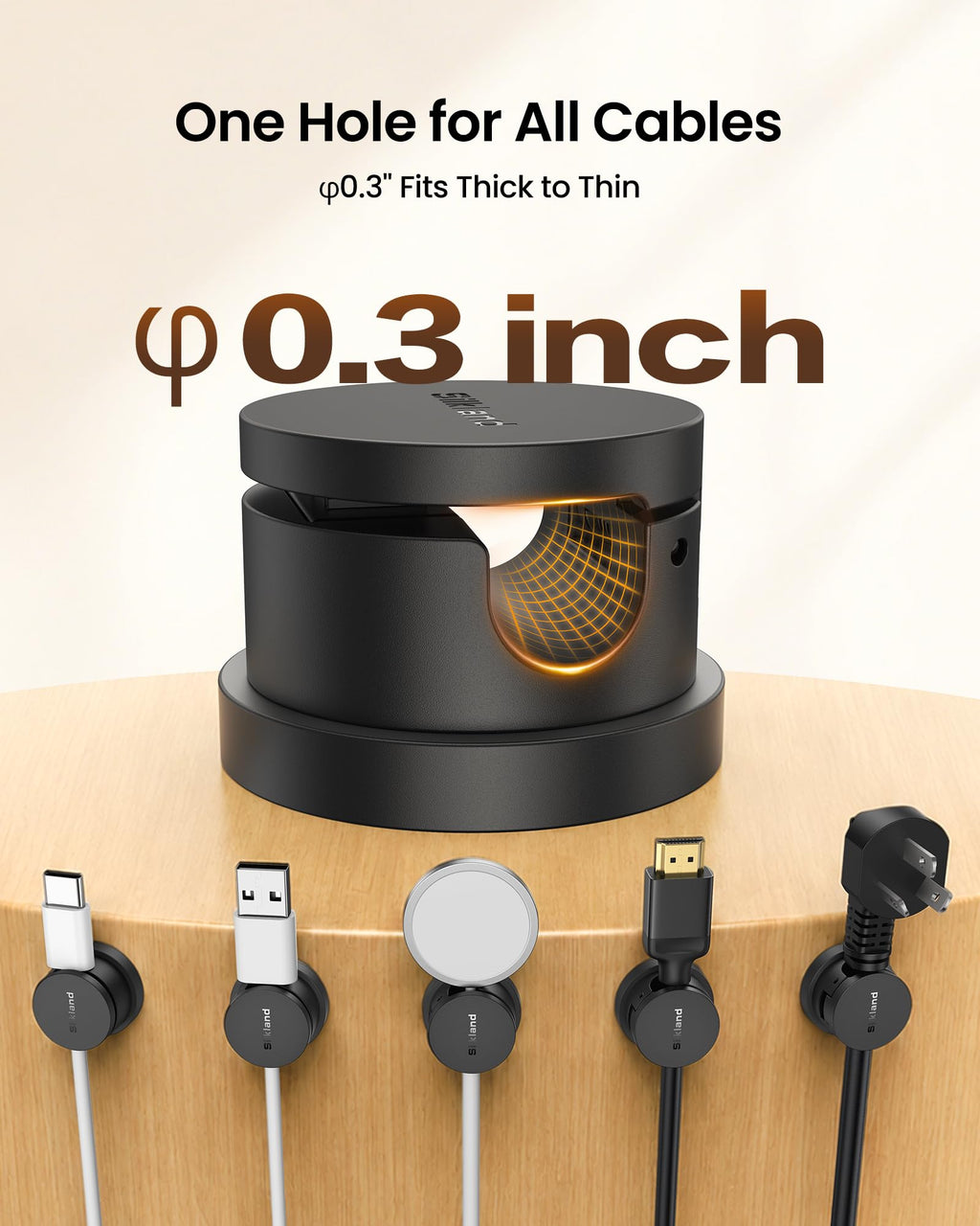 360° Rotating Adhesive Cable Clips