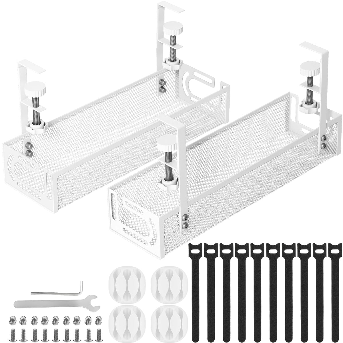 25-Inch Clamp-On Cable Management Tray