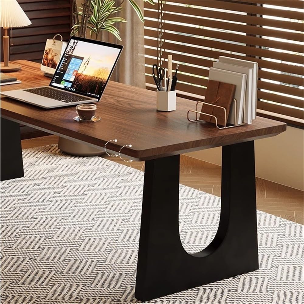 Modern Office Desk with Carbon Steel Legs