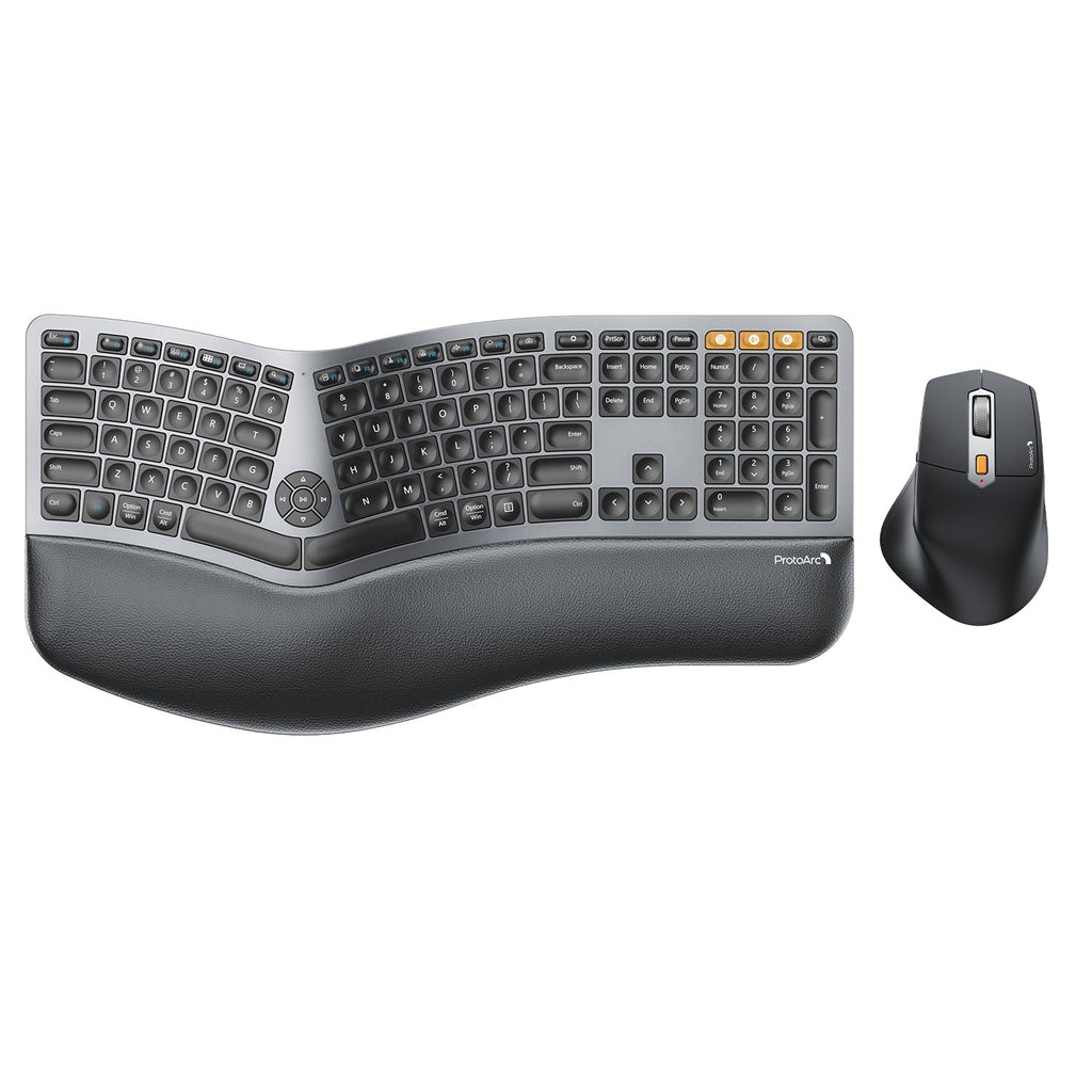 Full-Size Split Ergonomic Keyboard and Mouse