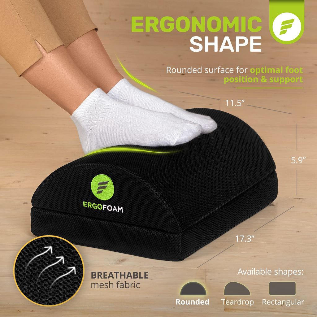Adjustable 2-in-1 Foam Footrest