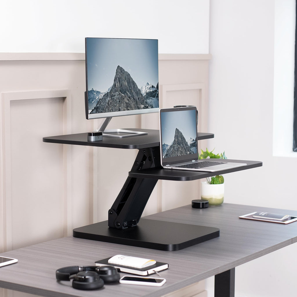 25-Inch Gas-Spring Standing Desk Converter