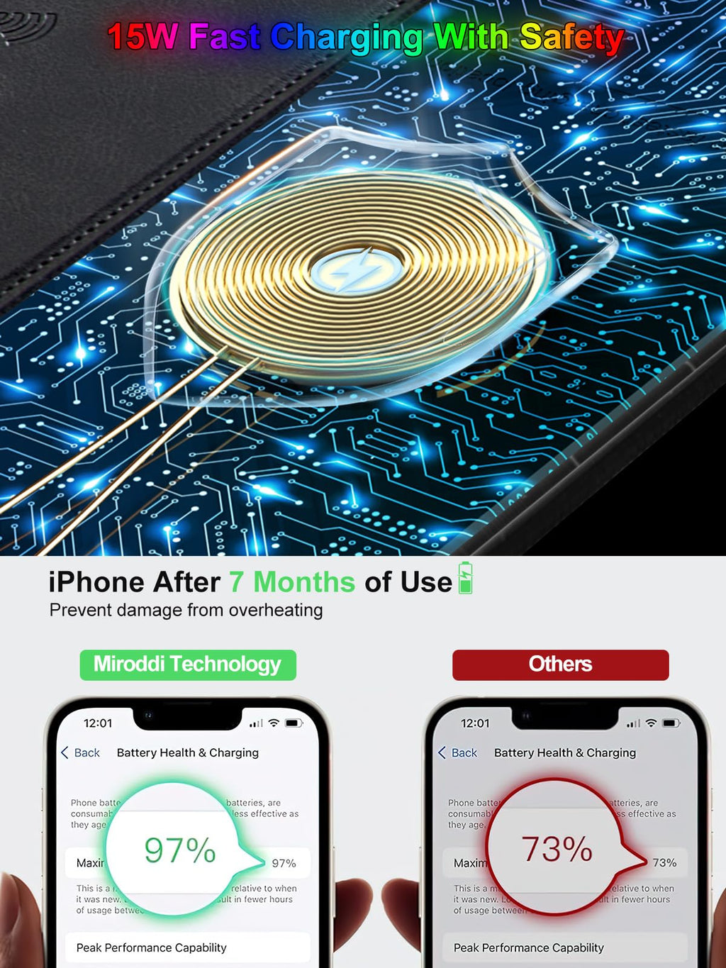 RGB Wireless Charging Extended Desk Mat