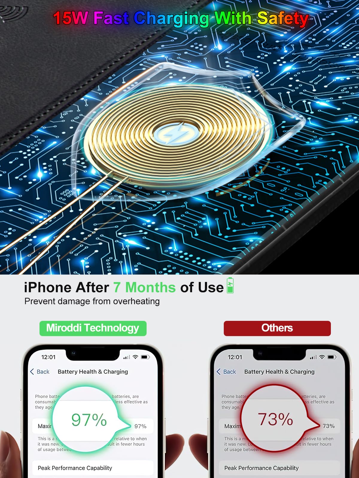 RGB Wireless Charging Extended Desk Mat