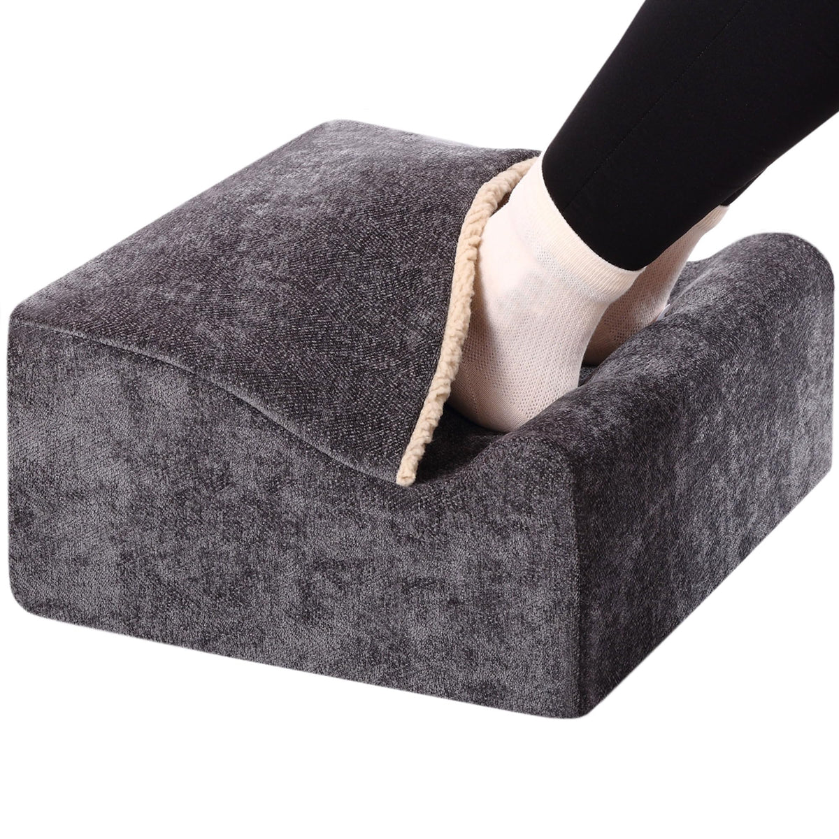 Soft Ergonomic Under-Desk Footrest