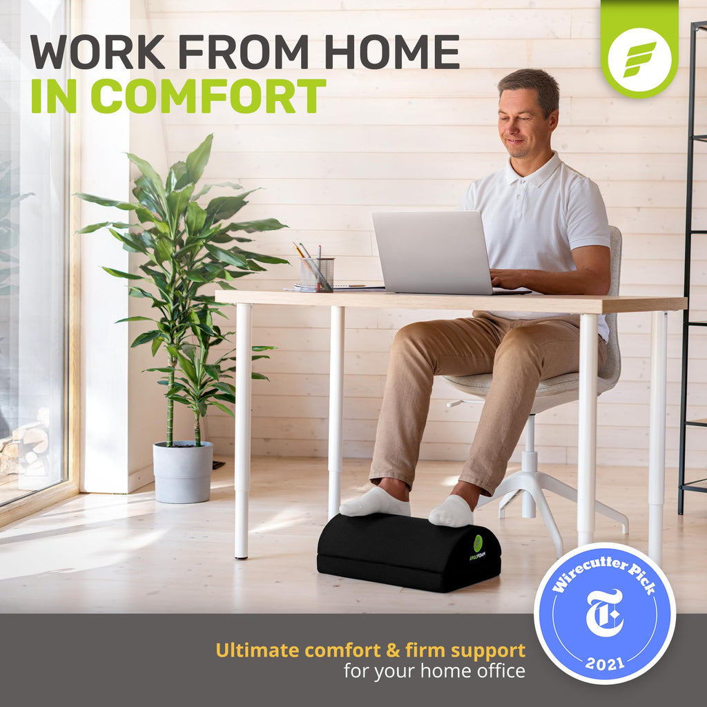 Adjustable 2-in-1 Foam Footrest
