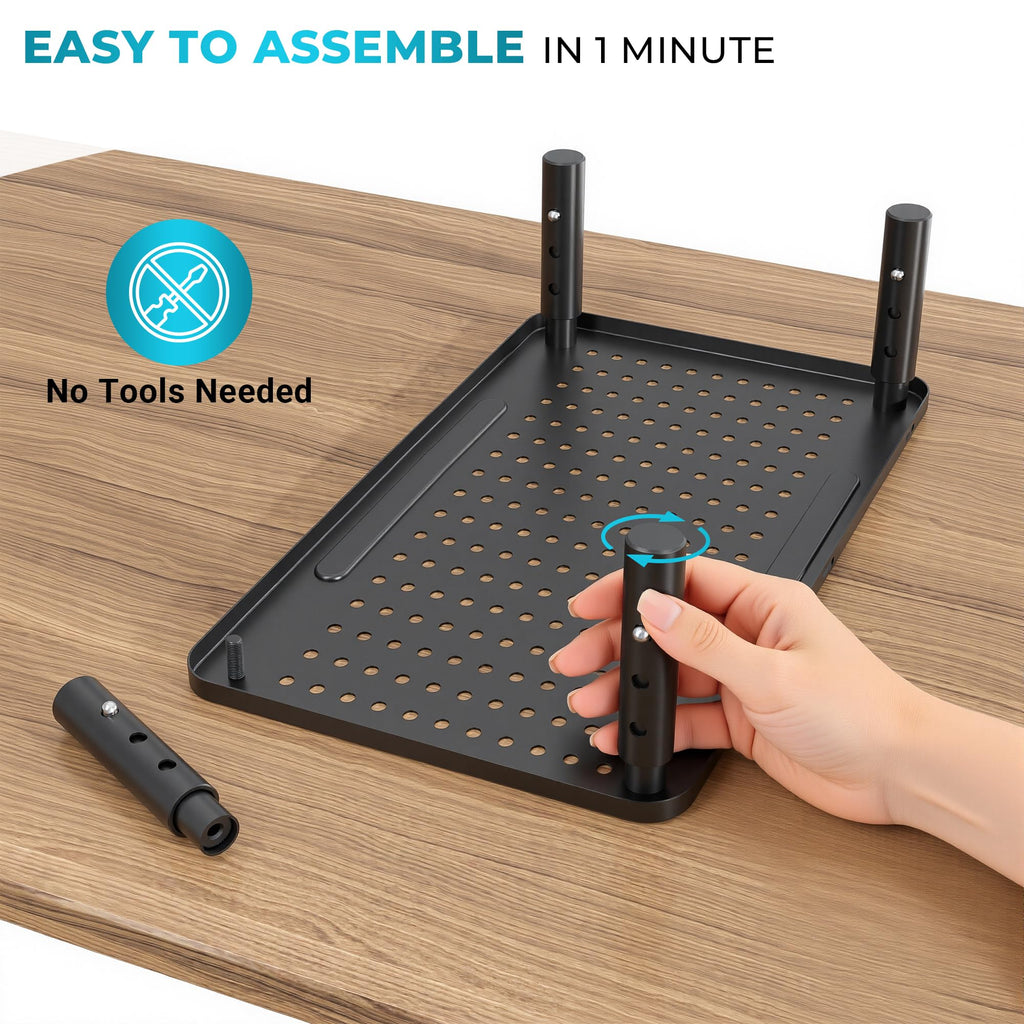 Adjustable Monitor Stand with Drawer