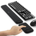 Memory Foam Keyboard and Mouse Wrist Rest Set